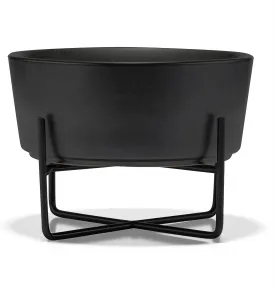 Waggo Simple Solid Dog Bowl   Stand