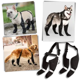 Waterproof Dog  Suspenders Boots
